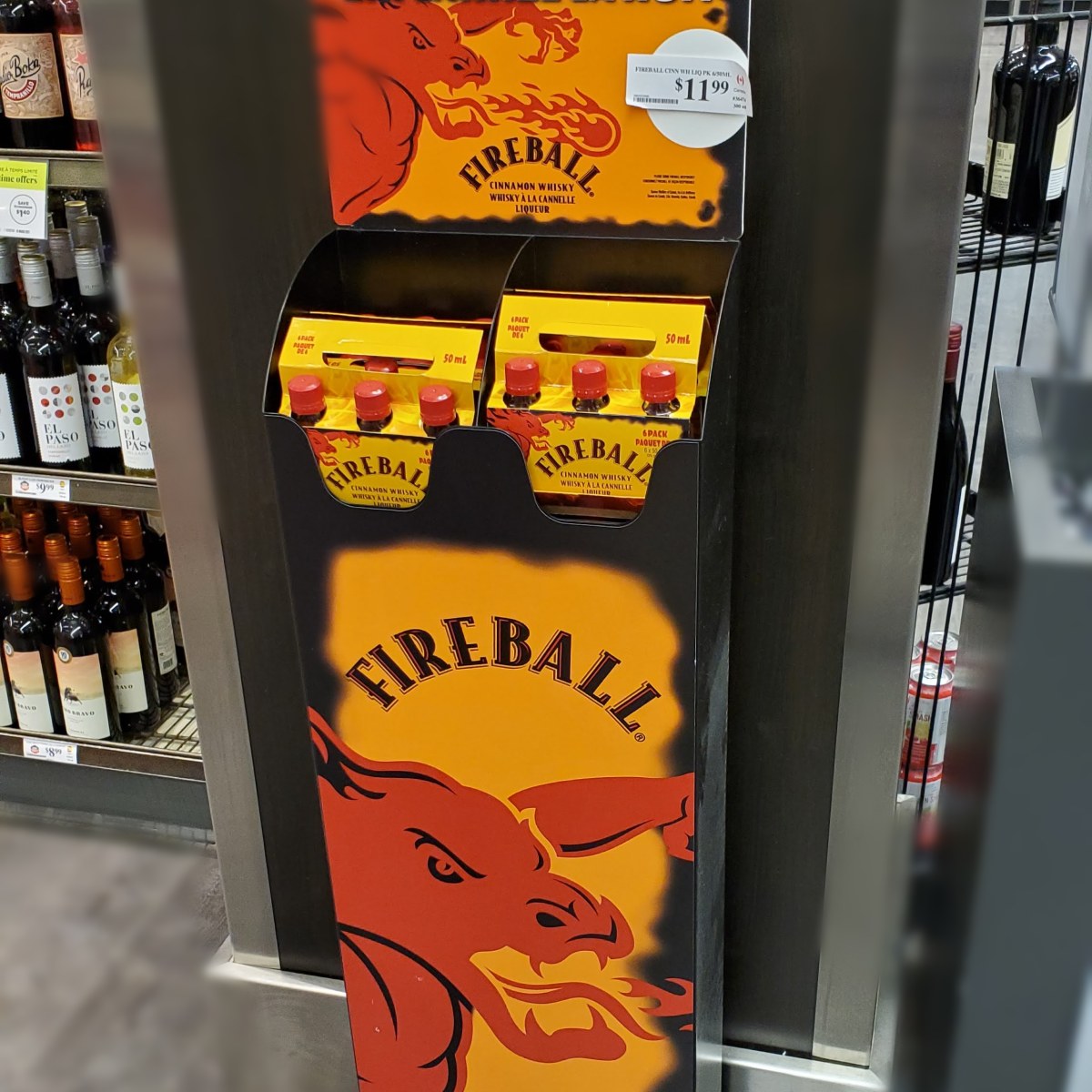 Fireball at Local Wine Shop