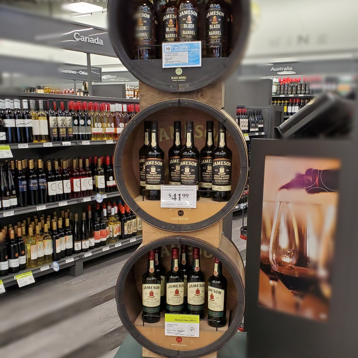 Jameson at Local Wine Shop