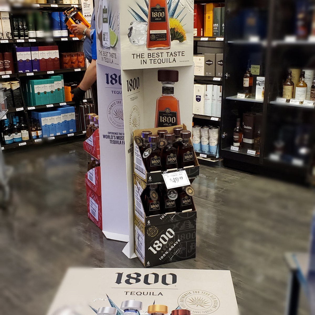 1800 Tequila at Total Wine