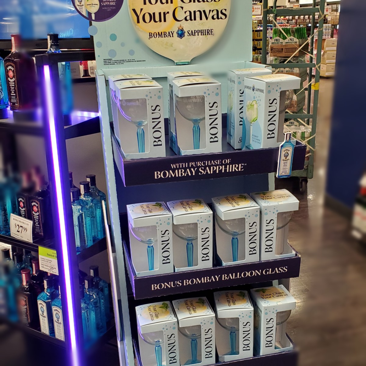 Bombay Sapphire at Total Wine