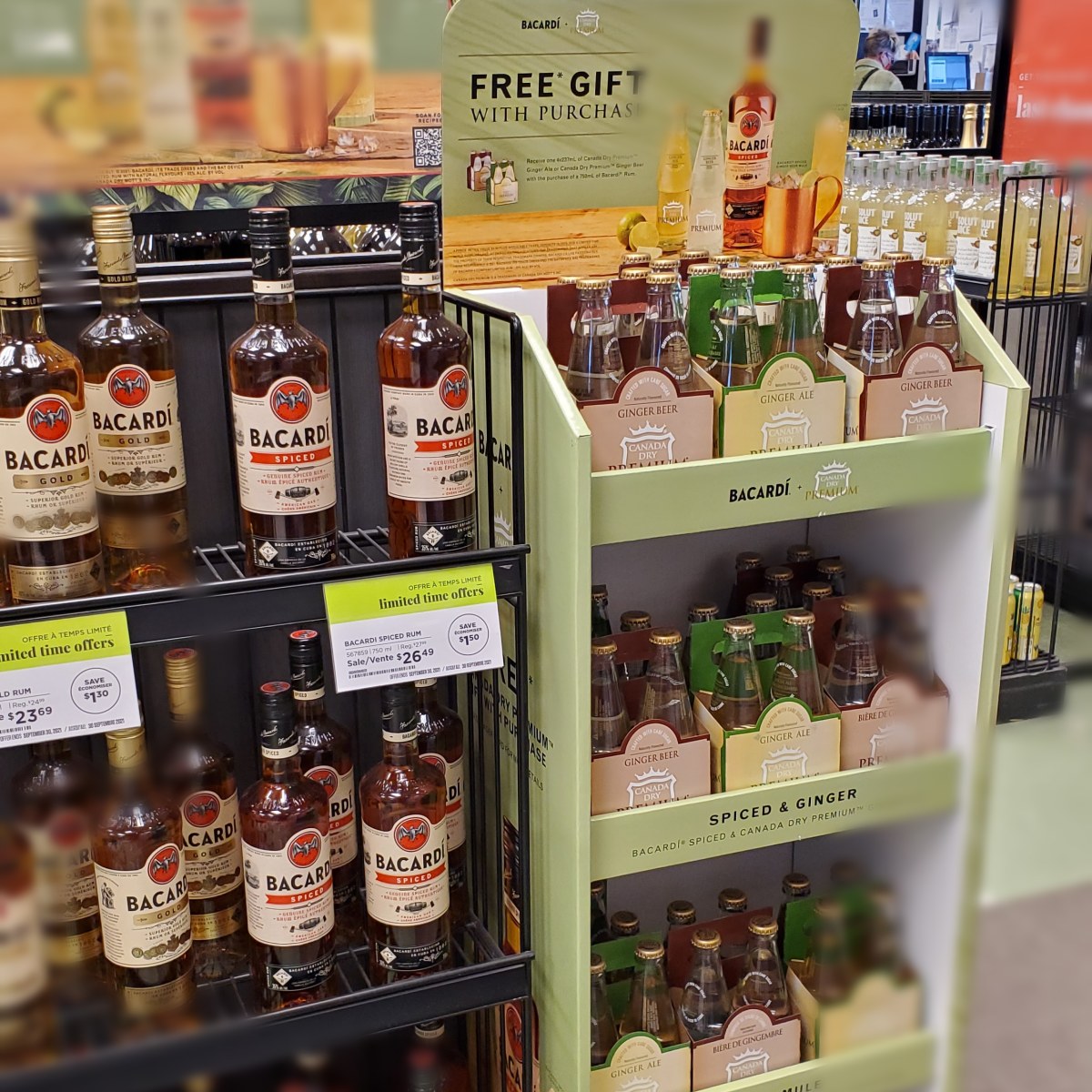 Bacardi at Local Wine Shop