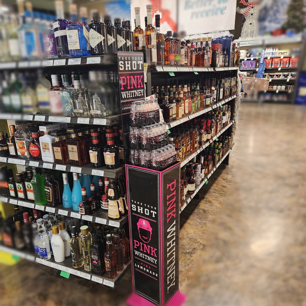 Pink Whitney at Costco