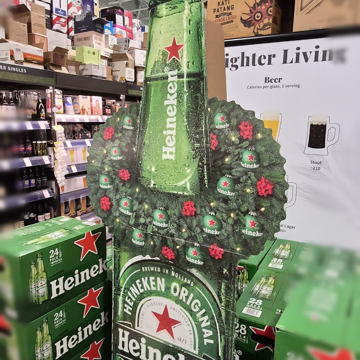 Heineken at Local Wine Shop