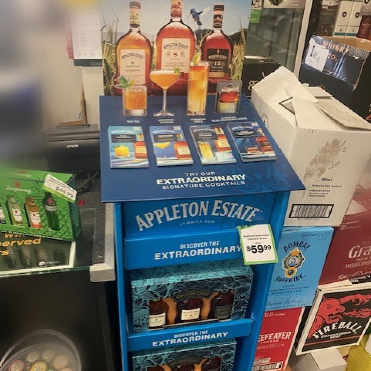 Appleton Estate at Local Wine Shop