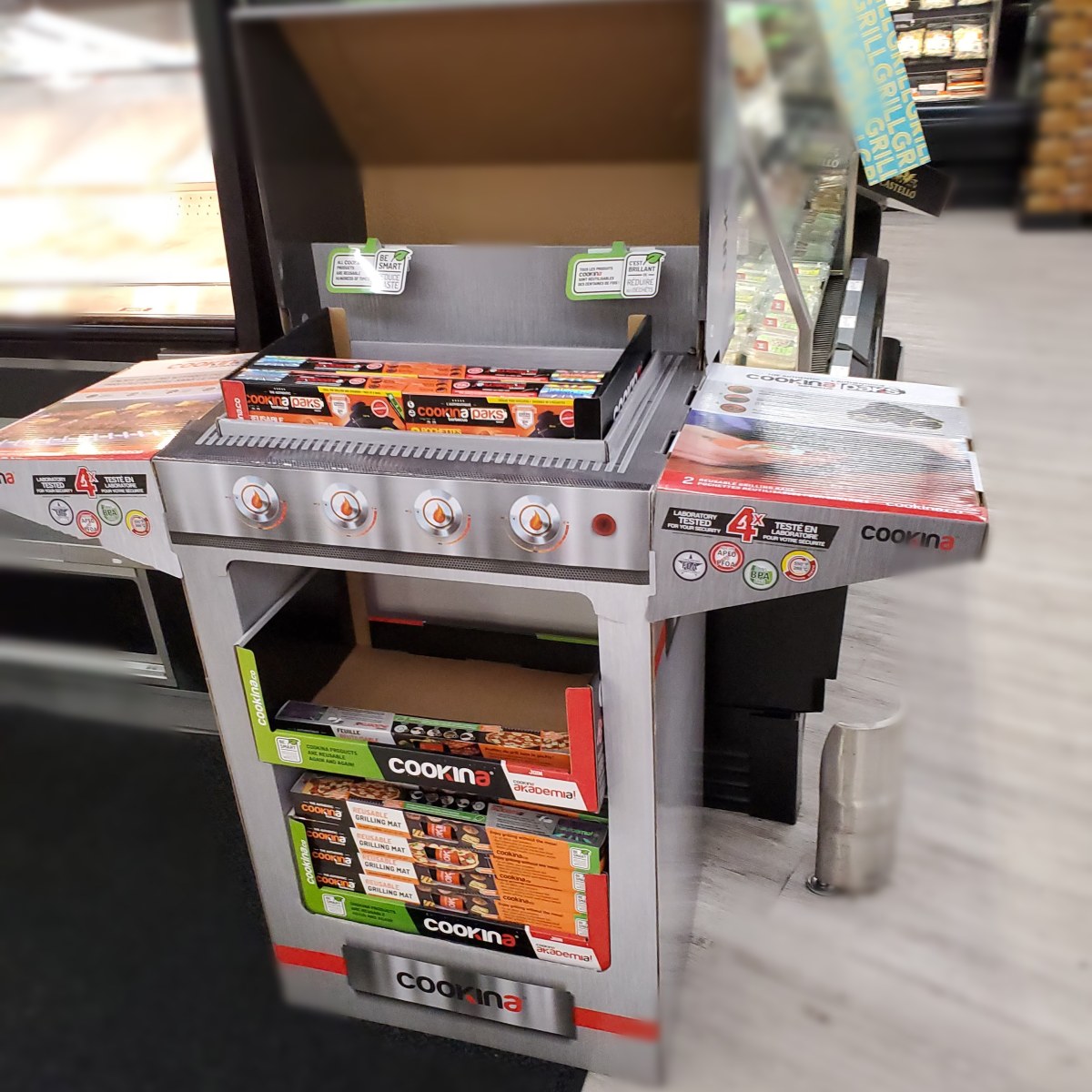 In-store display at Tesco Ireland