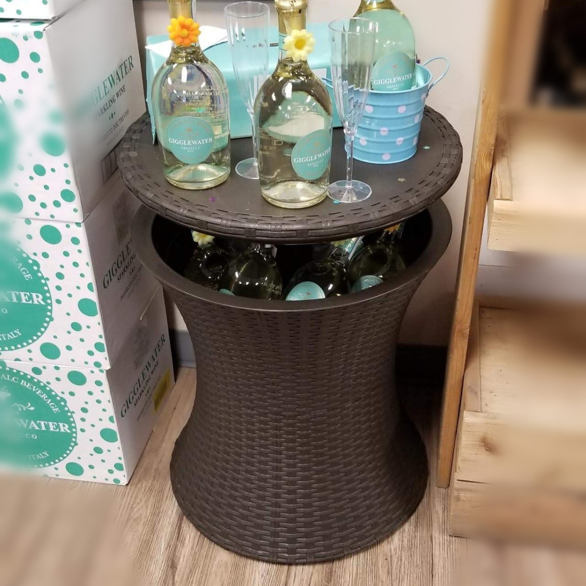 Gigglewater at Local Wine Shop