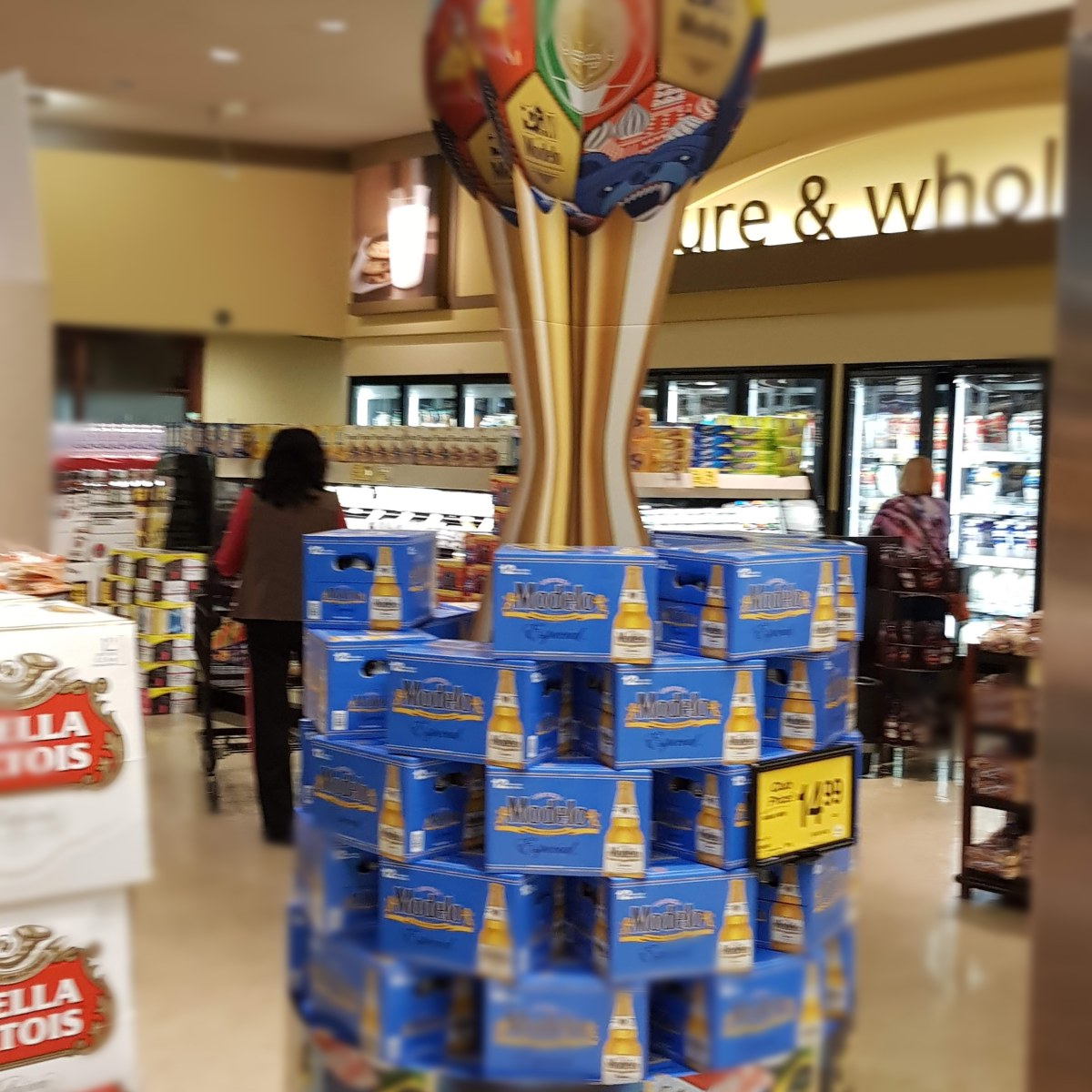 Modelo at Waitrose