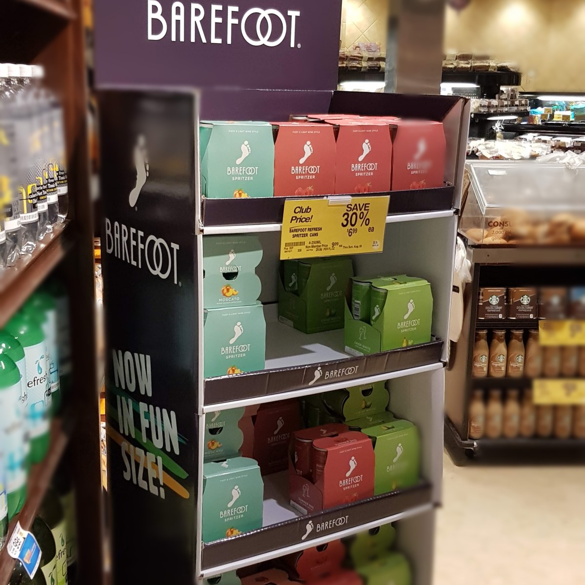 Barefoot at Tesco Ireland