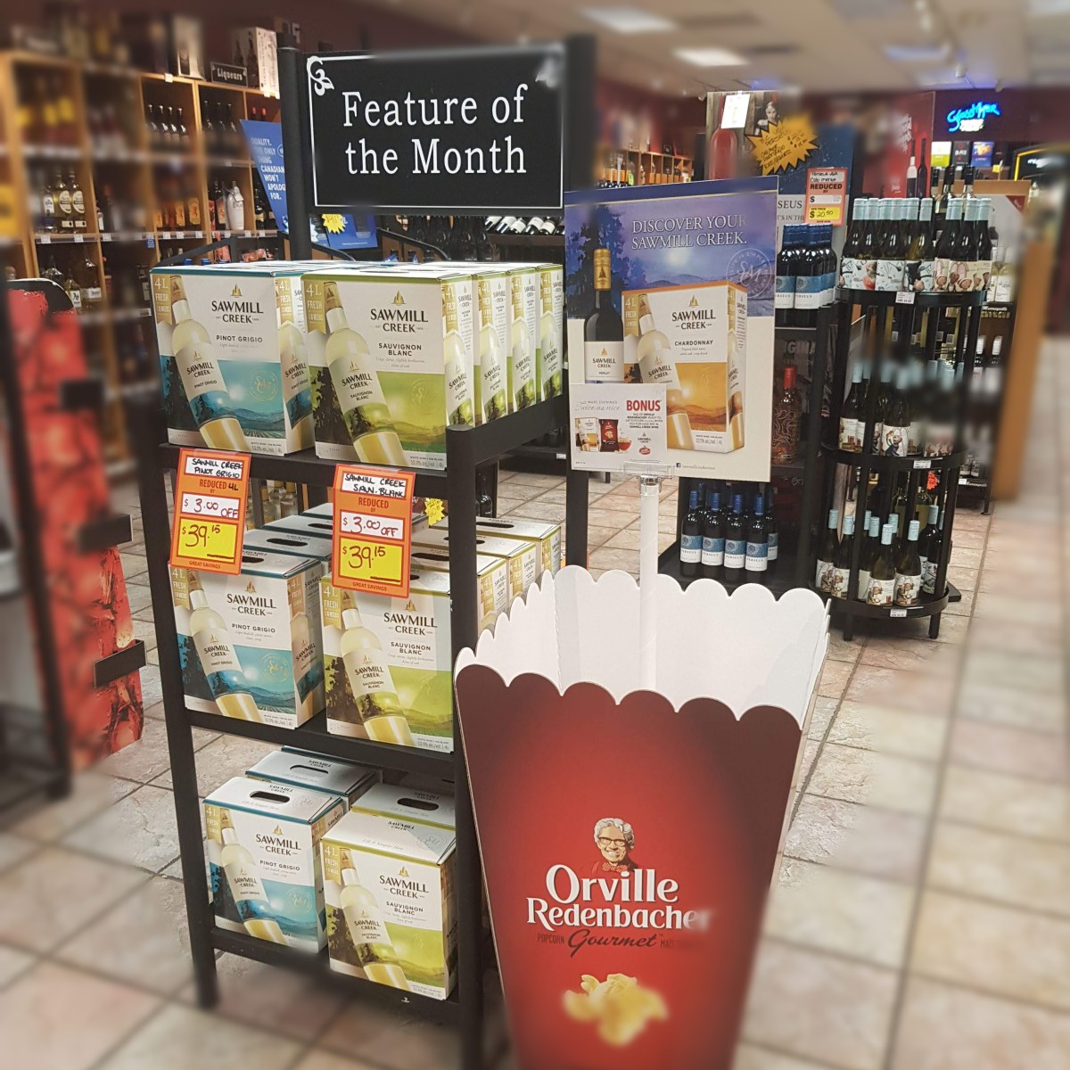Sawmill Creek at Local Wine Shop