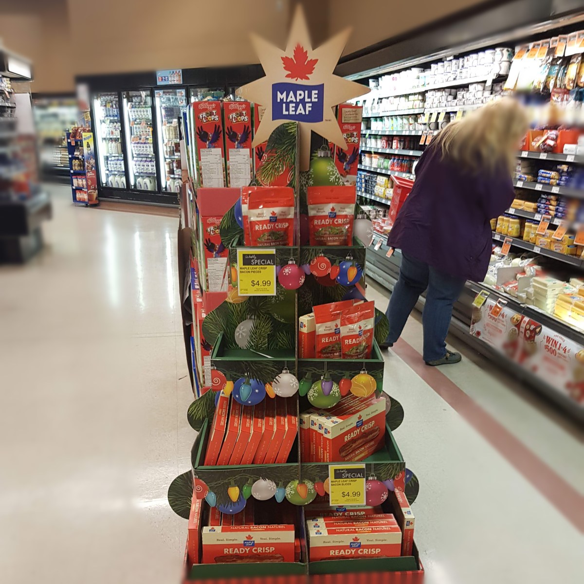 Maple Leaf at Local Wine Shop