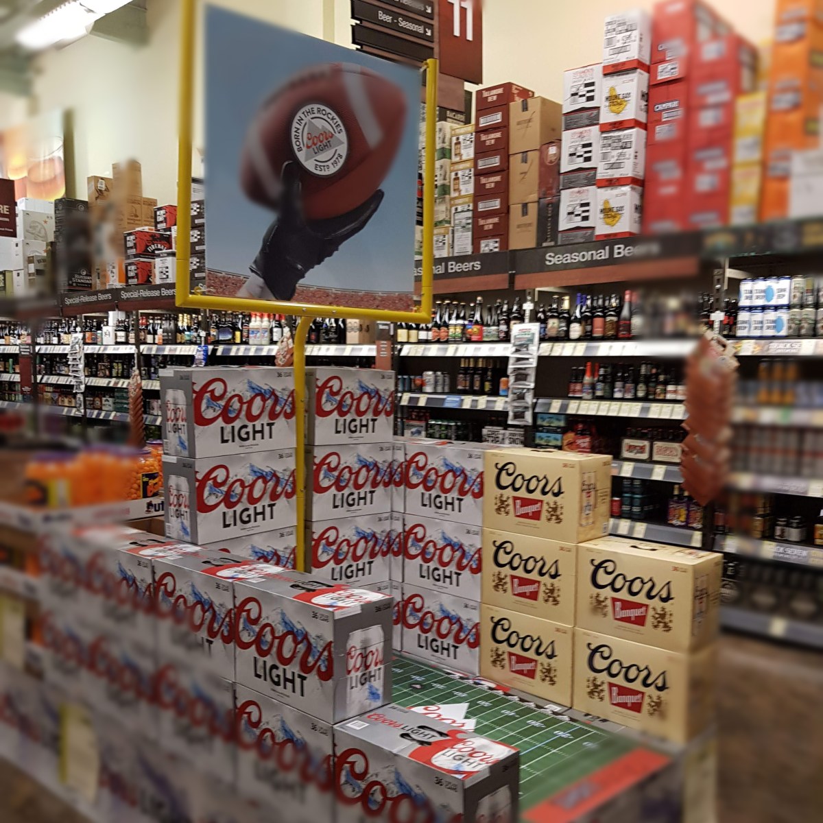 Coors Light at Local Wine Shop