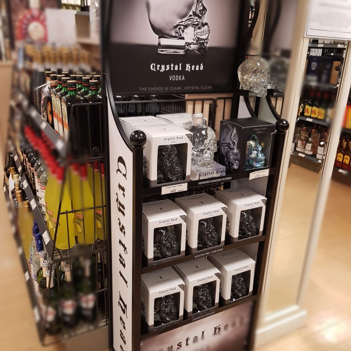Crystal Head at Waitrose