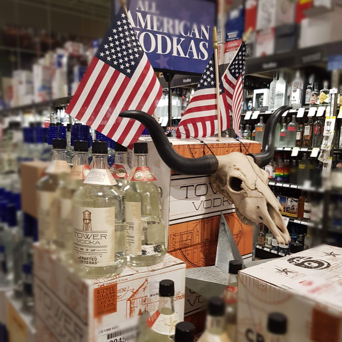 Tower Vodka at Total Wine