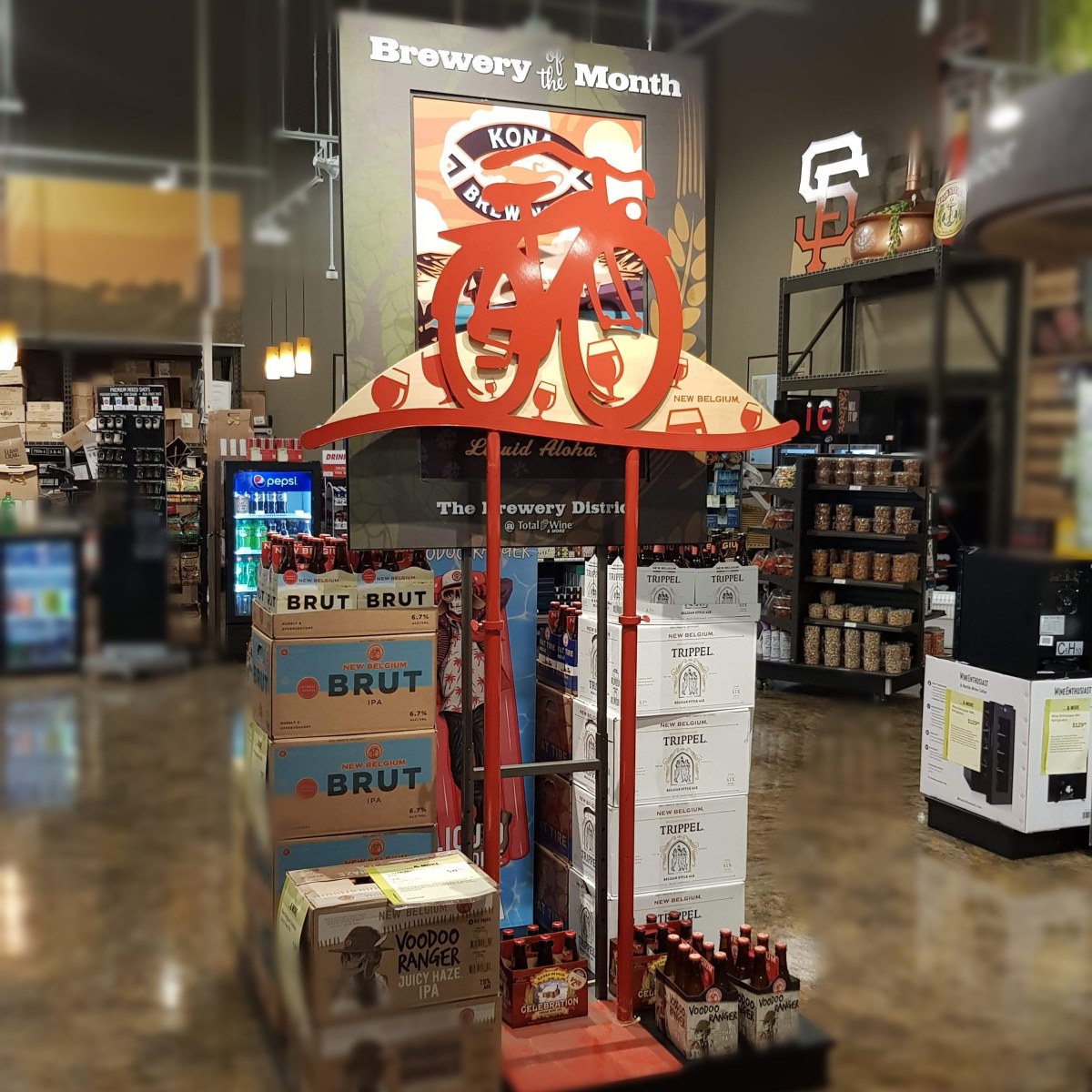 New Belgium at Local Wine Shop
