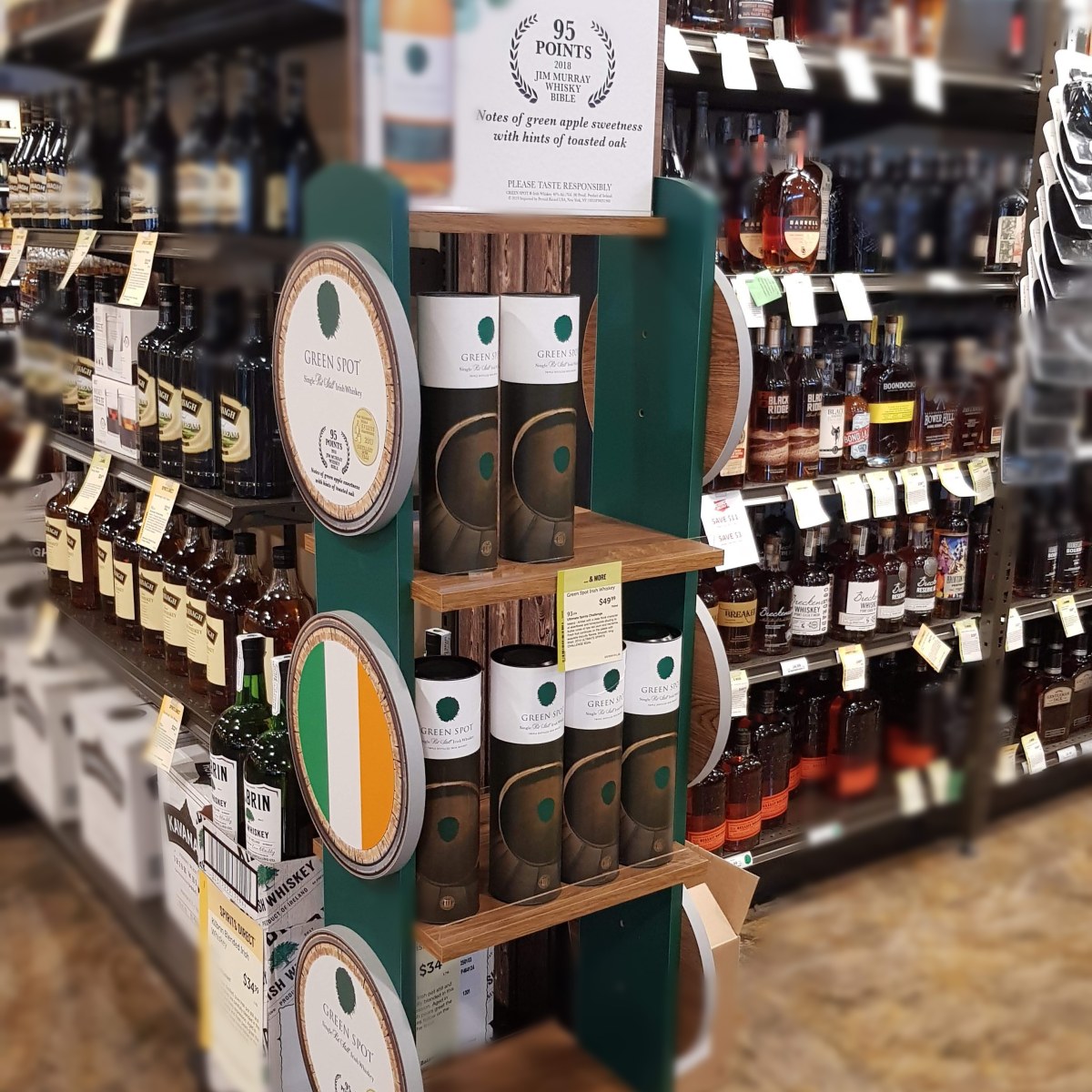 Green Spot at Local Wine Shop