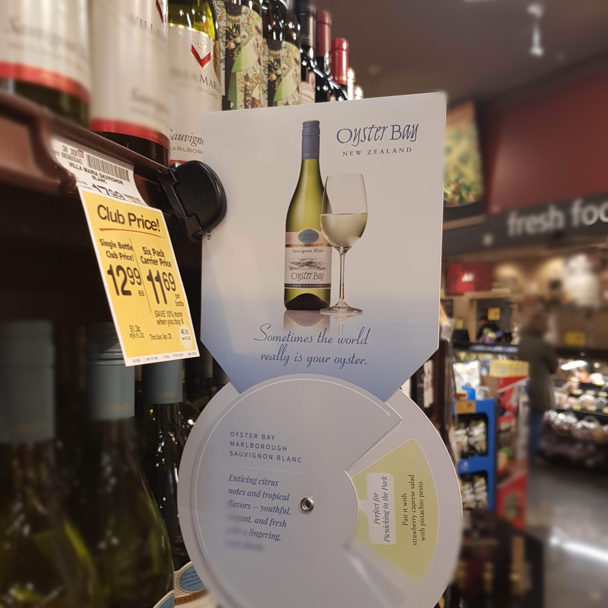 Oyster Bay at Tesco Ireland