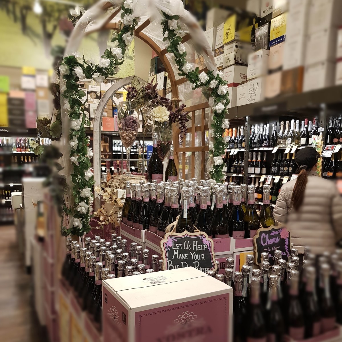 In-store display at Tesco Ireland