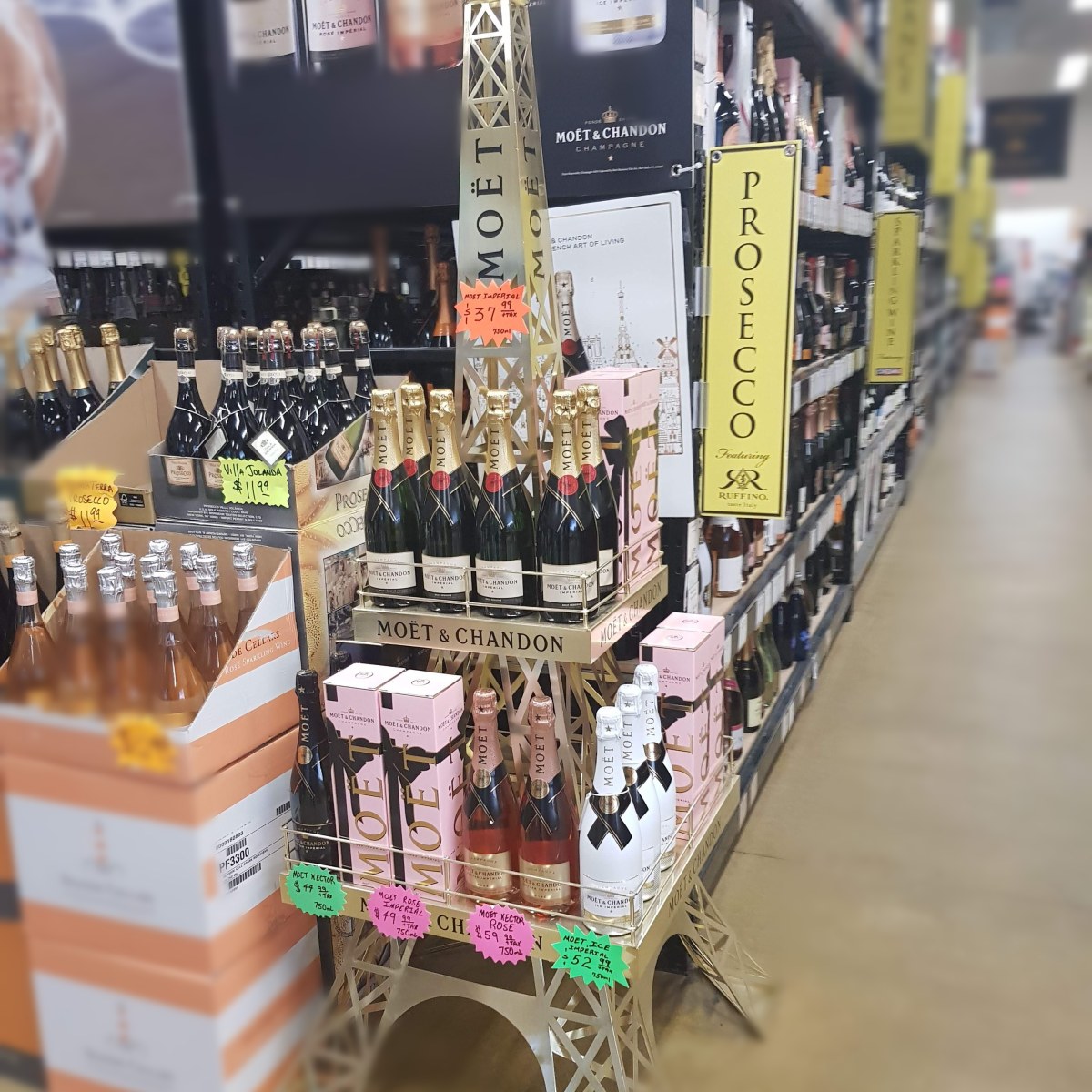 Moët & Chandon at Local Wine Shop