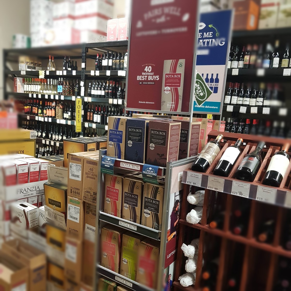 Bota Box at Whole Foods
