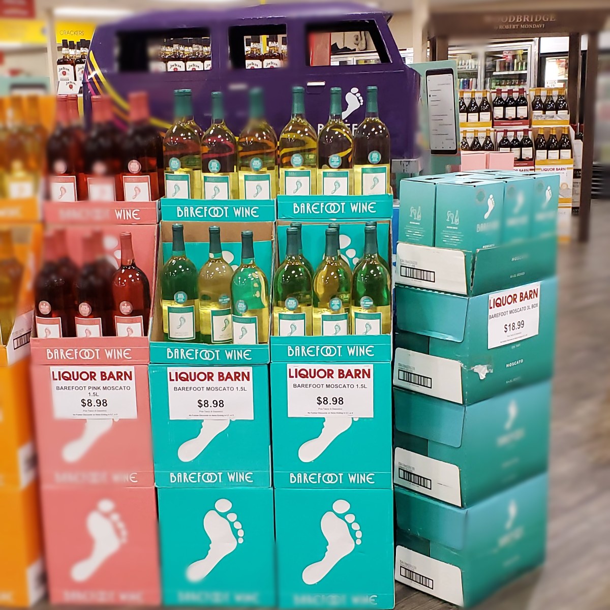 Barefoot at Costco