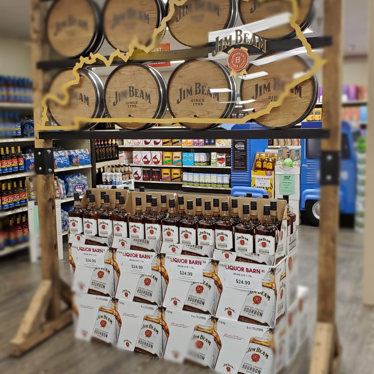 Jim Beam at Local Wine Shop
