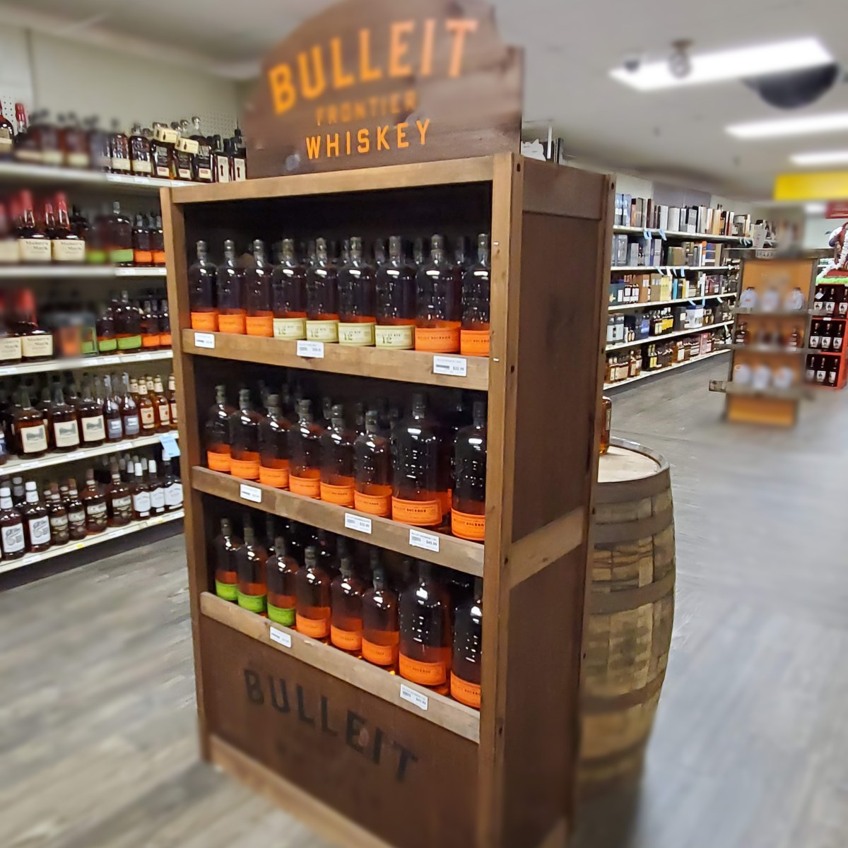 Bulleit at Local Wine Shop