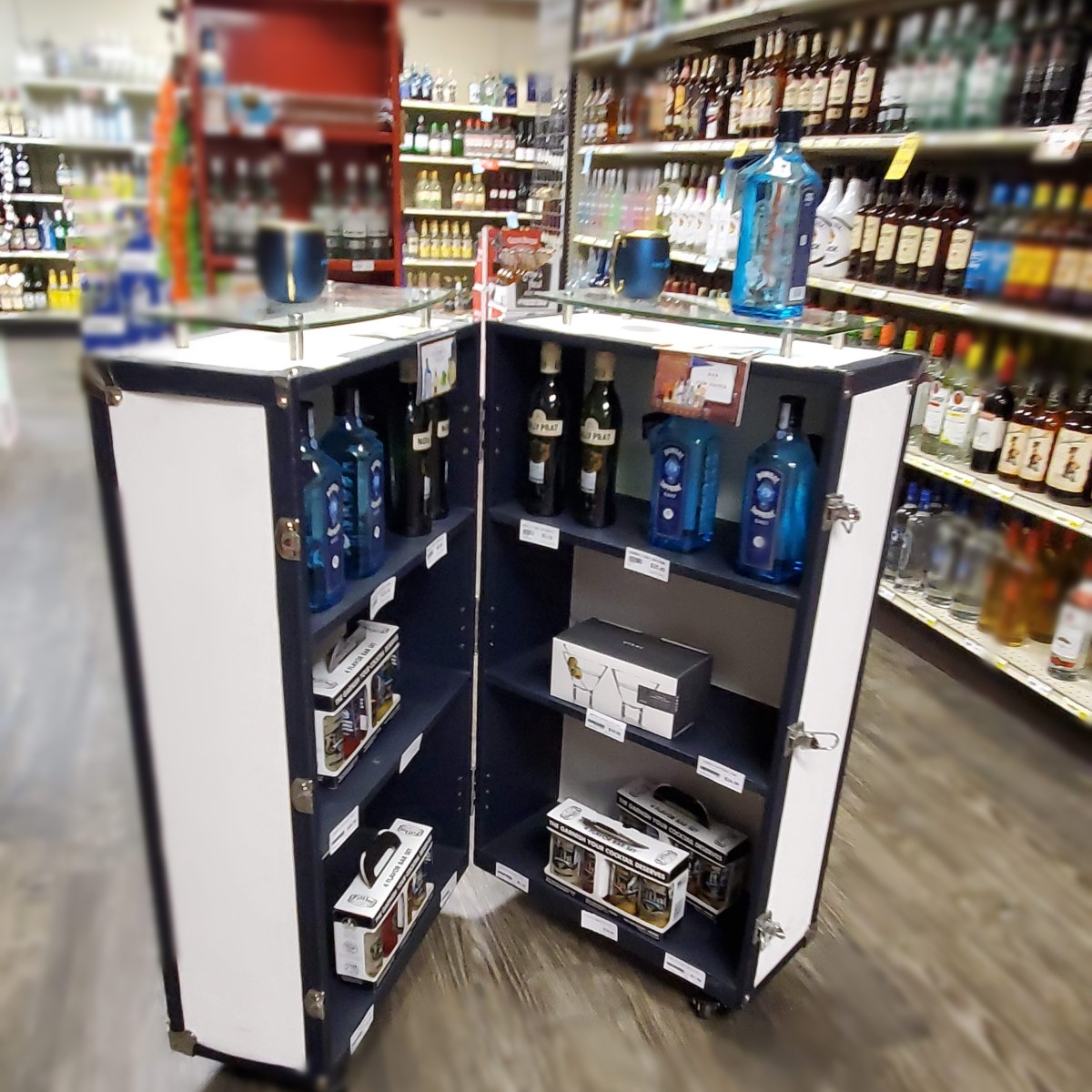 In-store display at Target