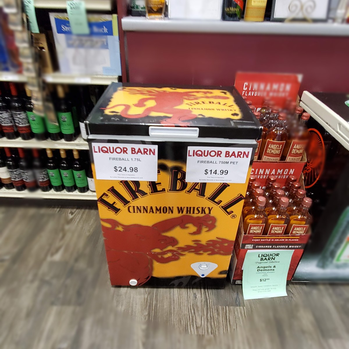 Fireball at BC Liquor