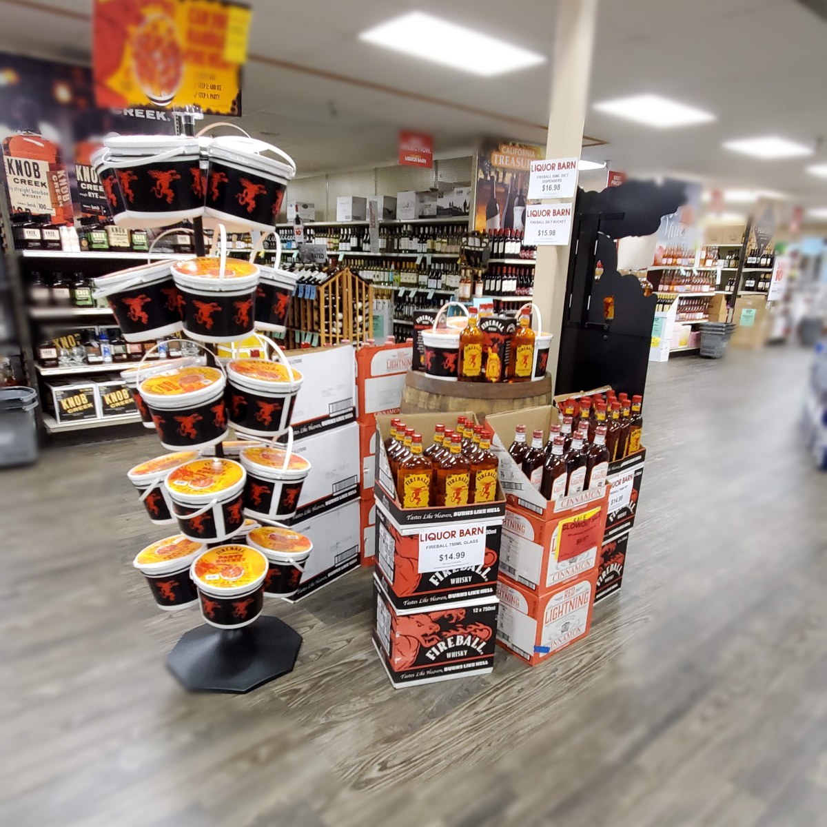 Fireball at Local Wine Shop