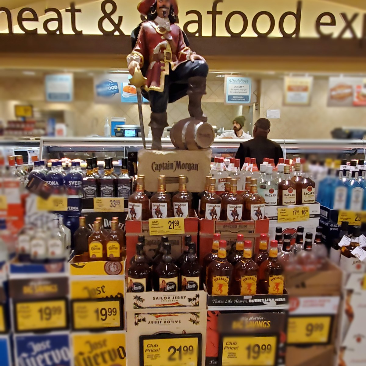 Captain Morgan at Whole Foods