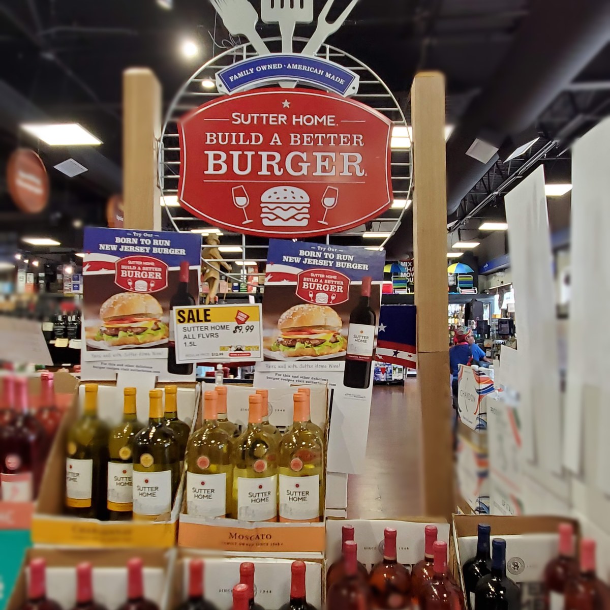 Sutter Home at Local Wine Shop