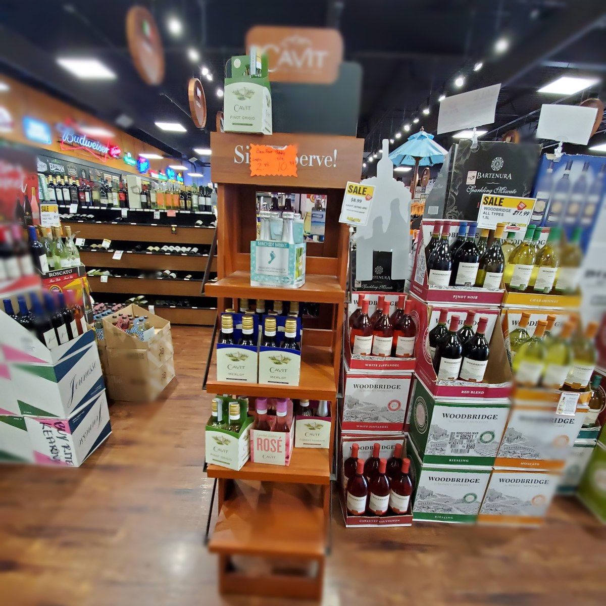 Cavit at Total Wine