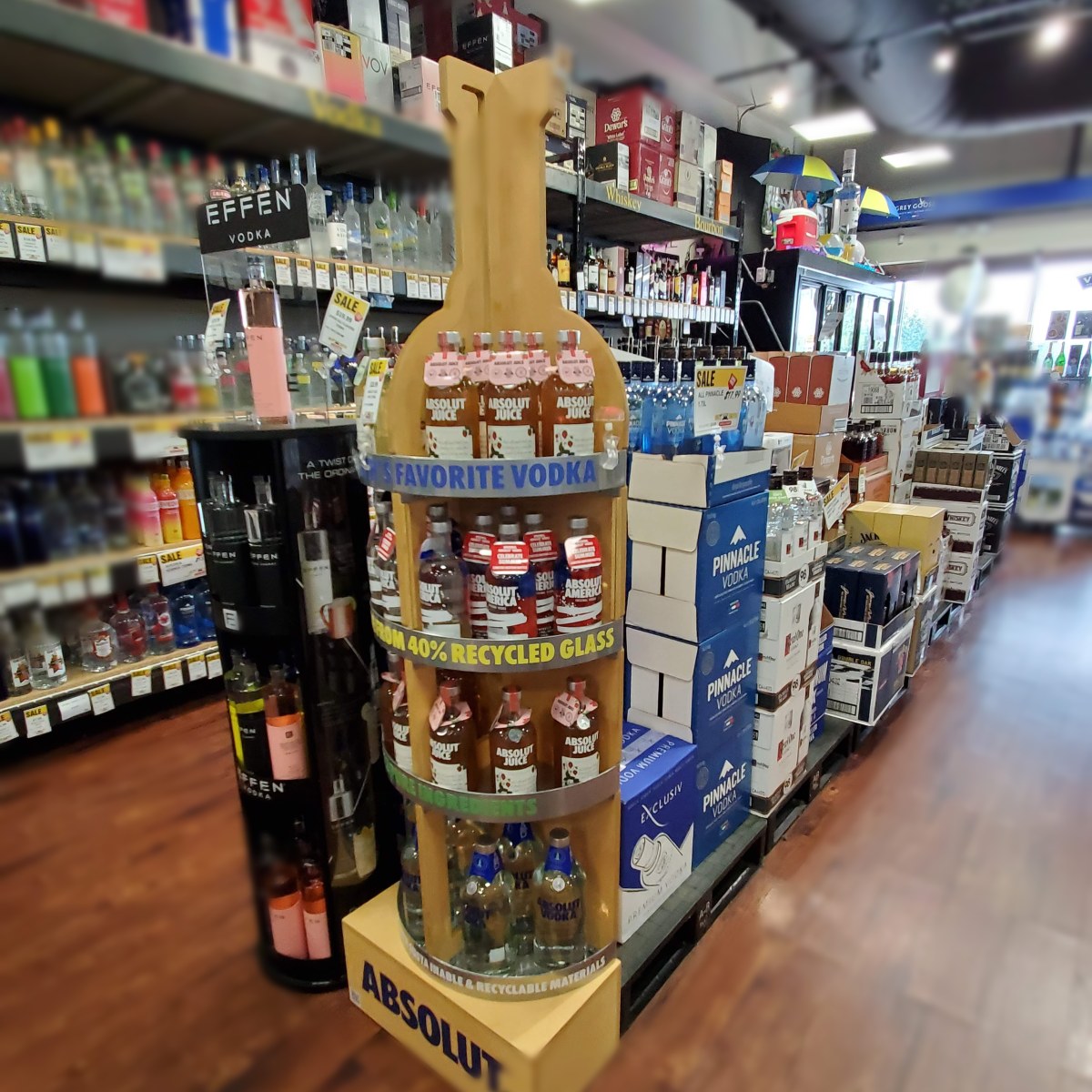 Absolut at Local Wine Shop