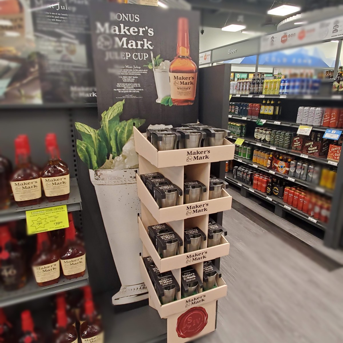 Maker's Mark at Local Wine Shop