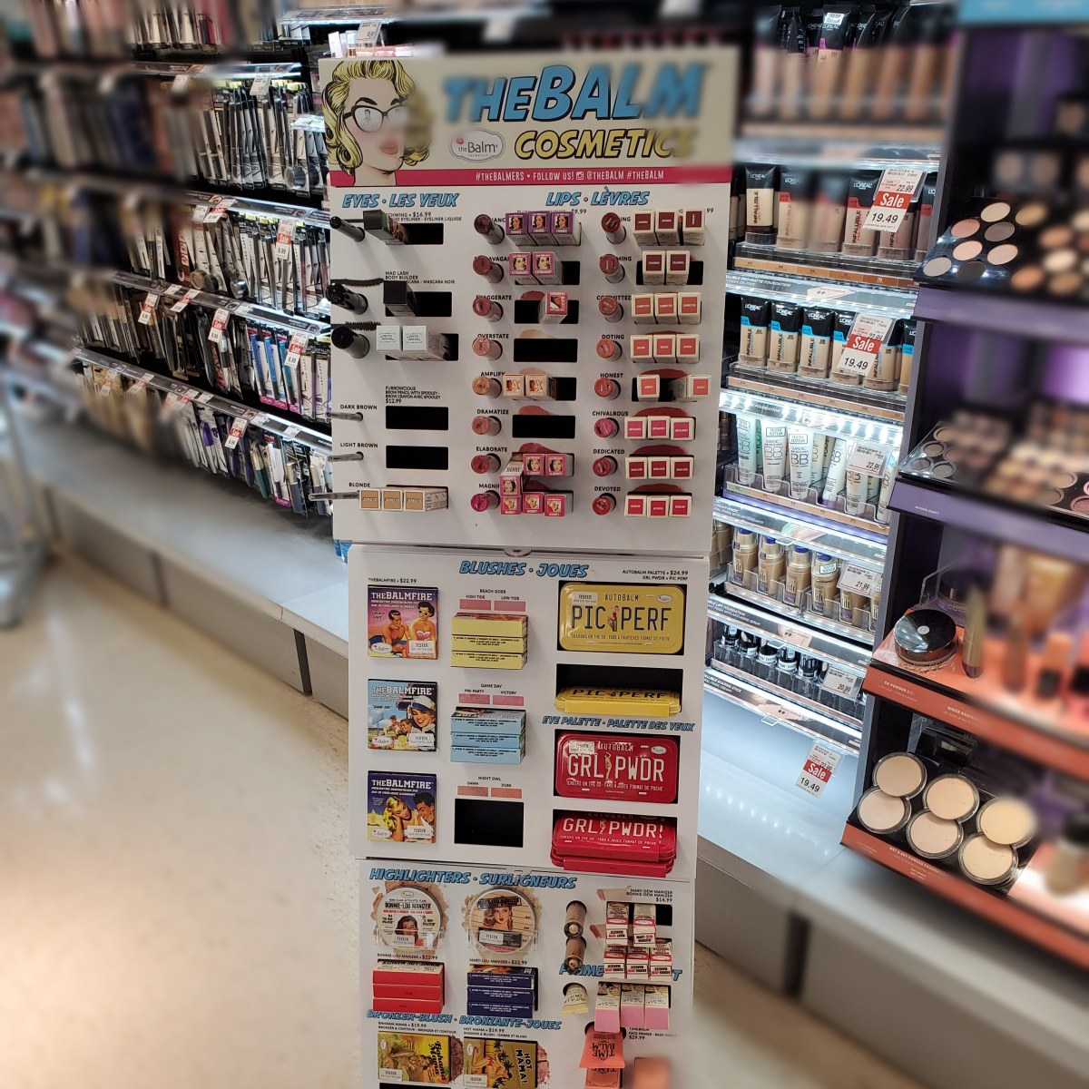 In-store display at Waitrose