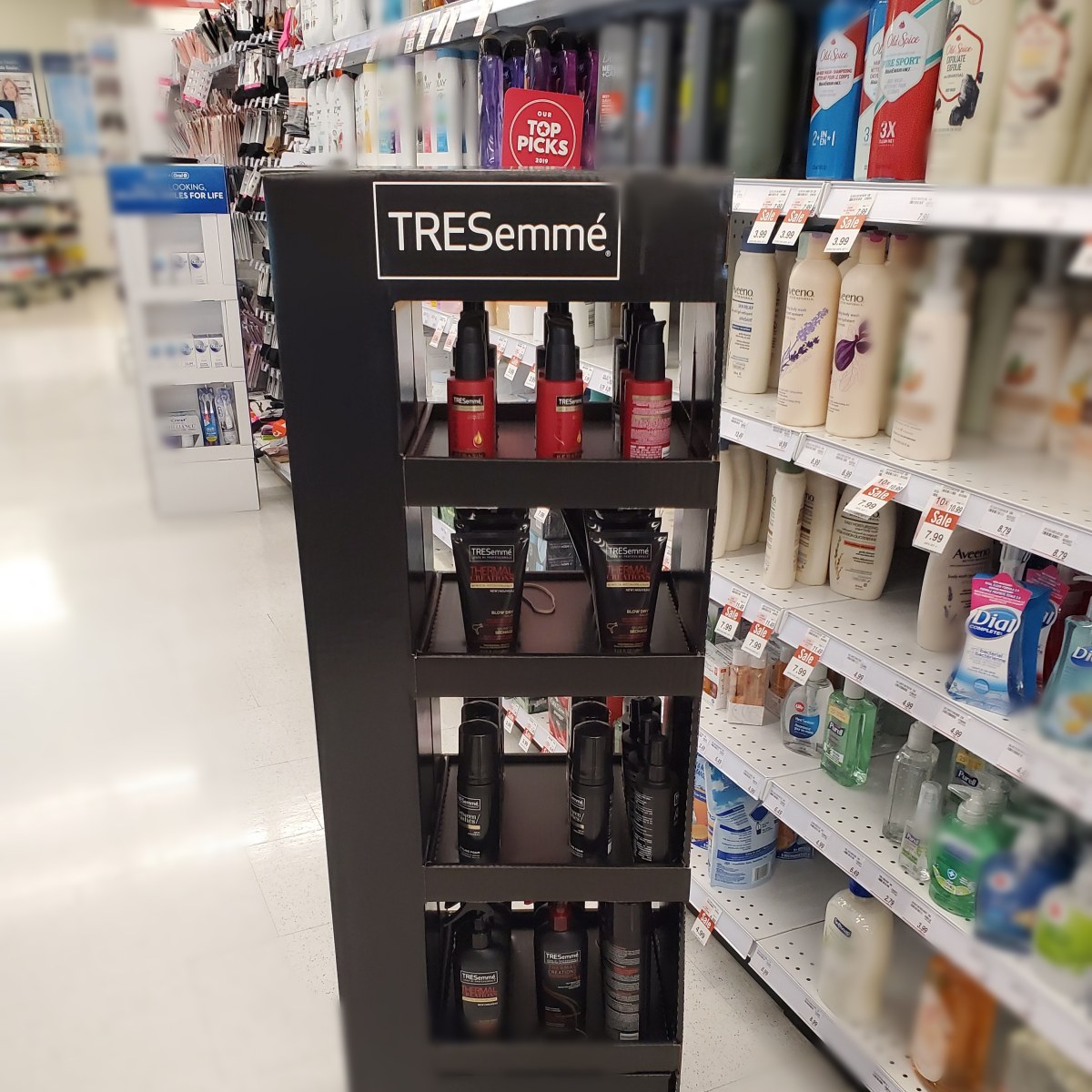 In-store display at Local Wine Shop