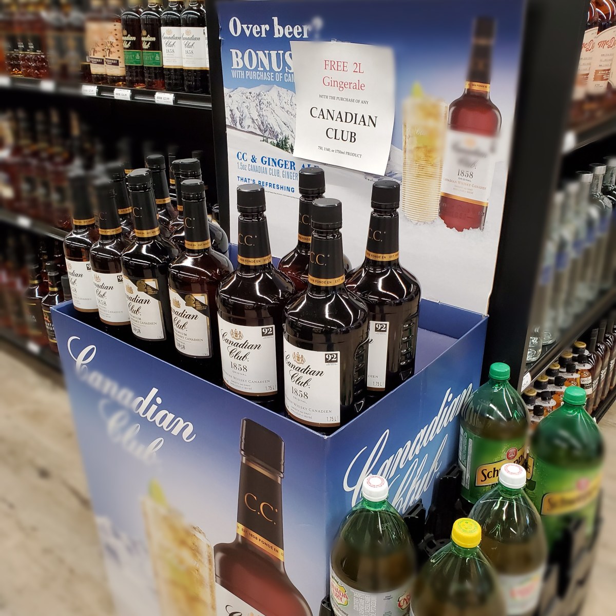 Canadian Club at Local Wine Shop
