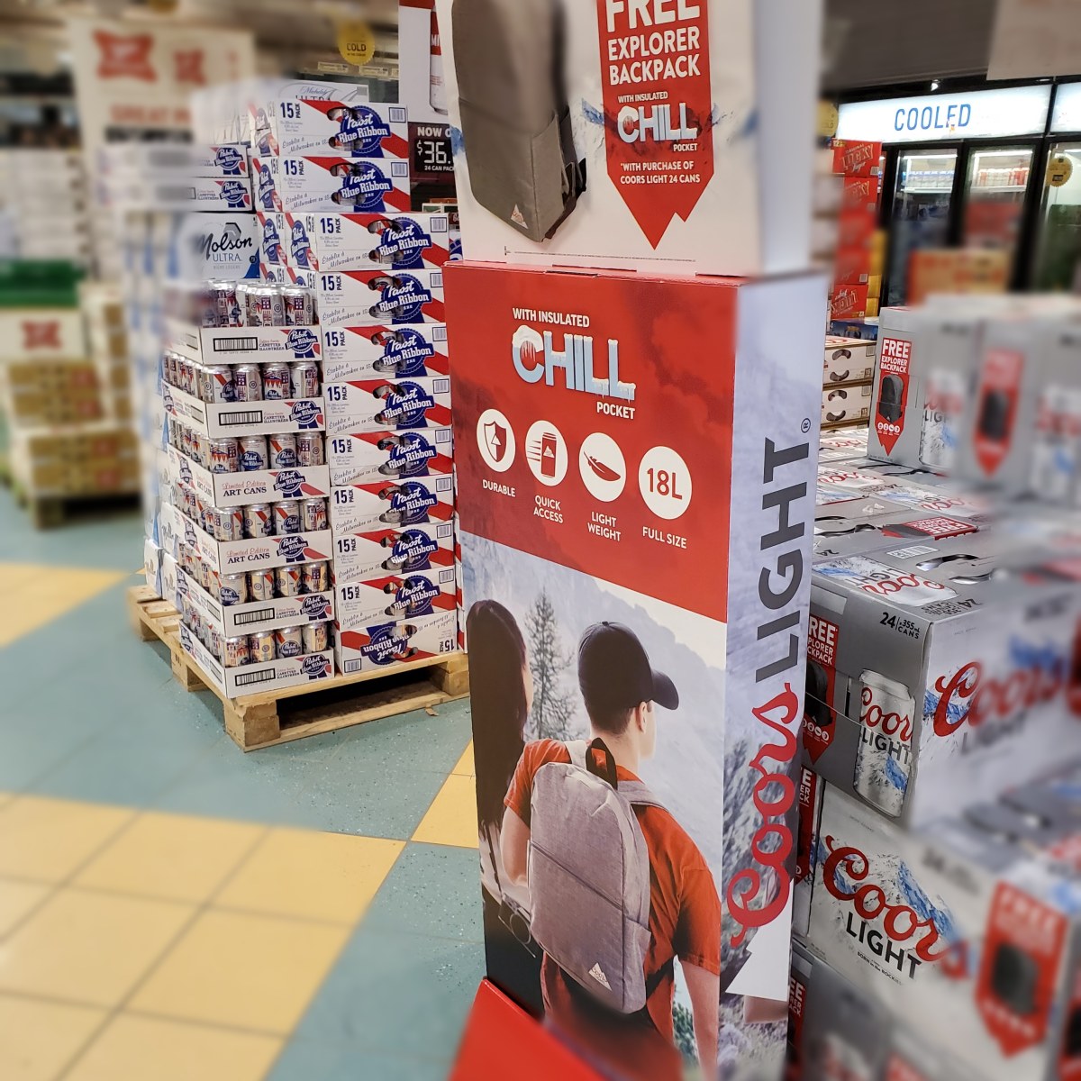 Coors Light at Costco