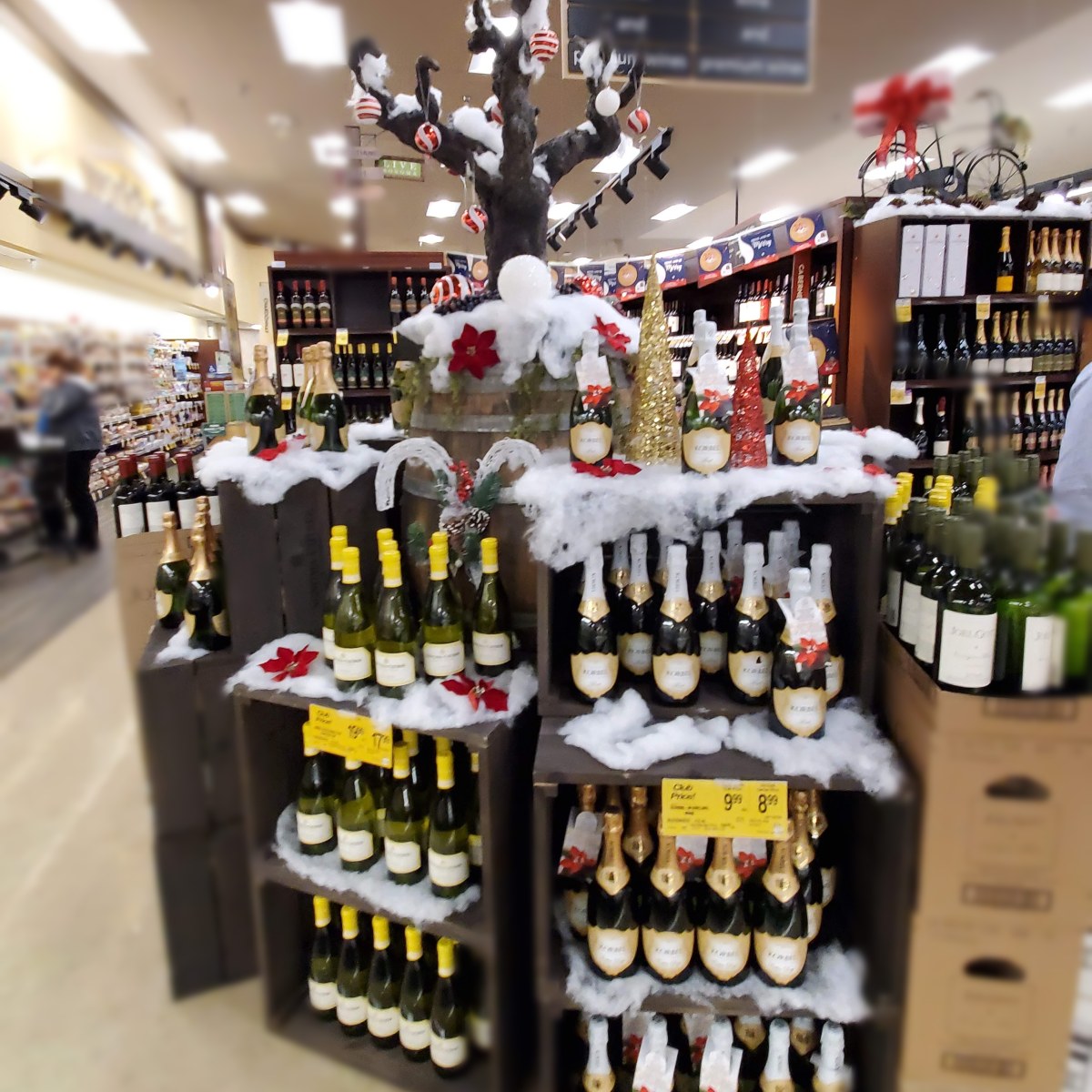 In-store display at Tesco Ireland