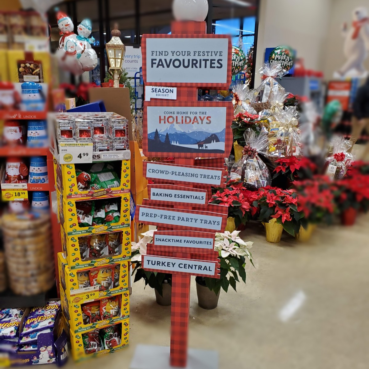 In-store display at Binny's