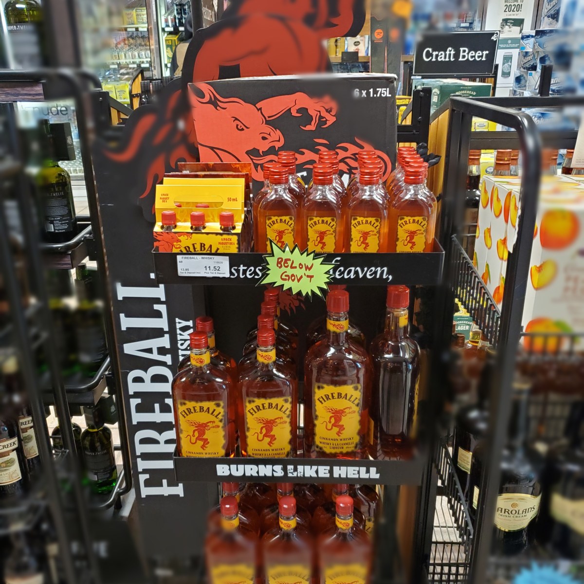 Fireball at Tesco Ireland