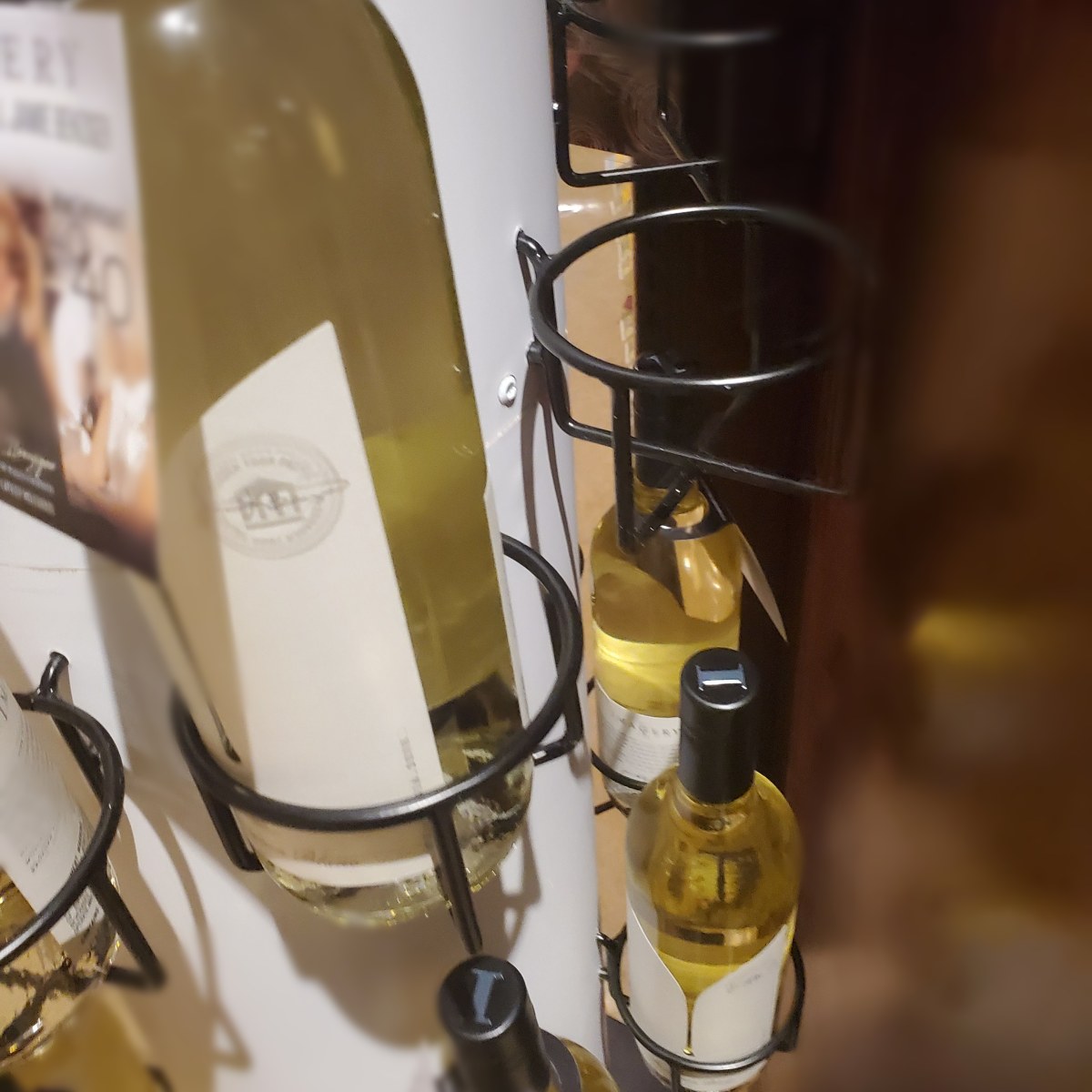 In-store display at Local Wine Shop