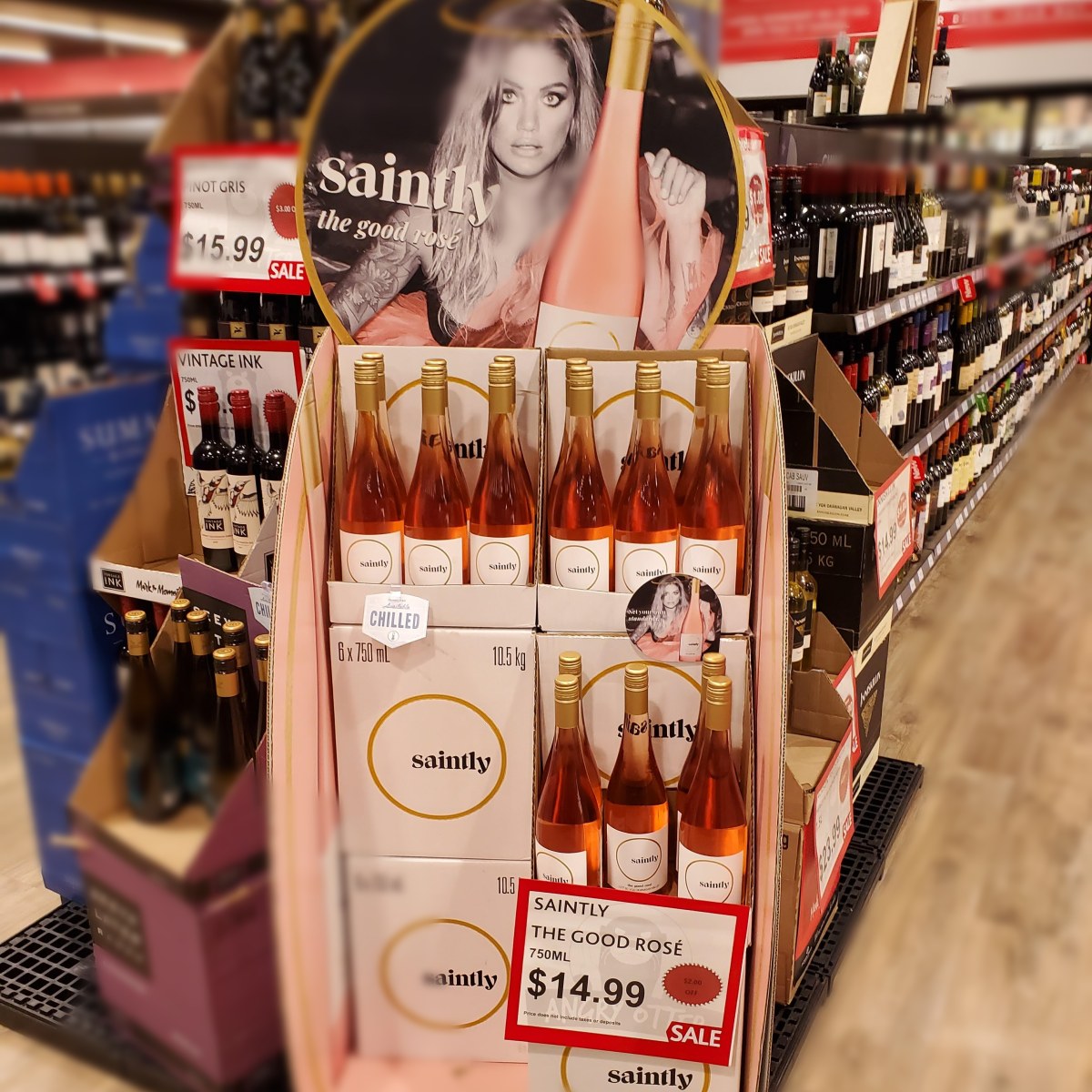 Saintly at Tesco Ireland