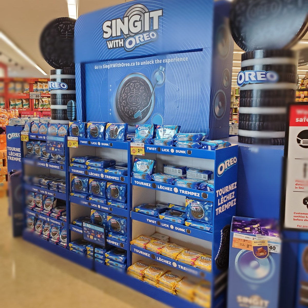 In-store display at Safeway