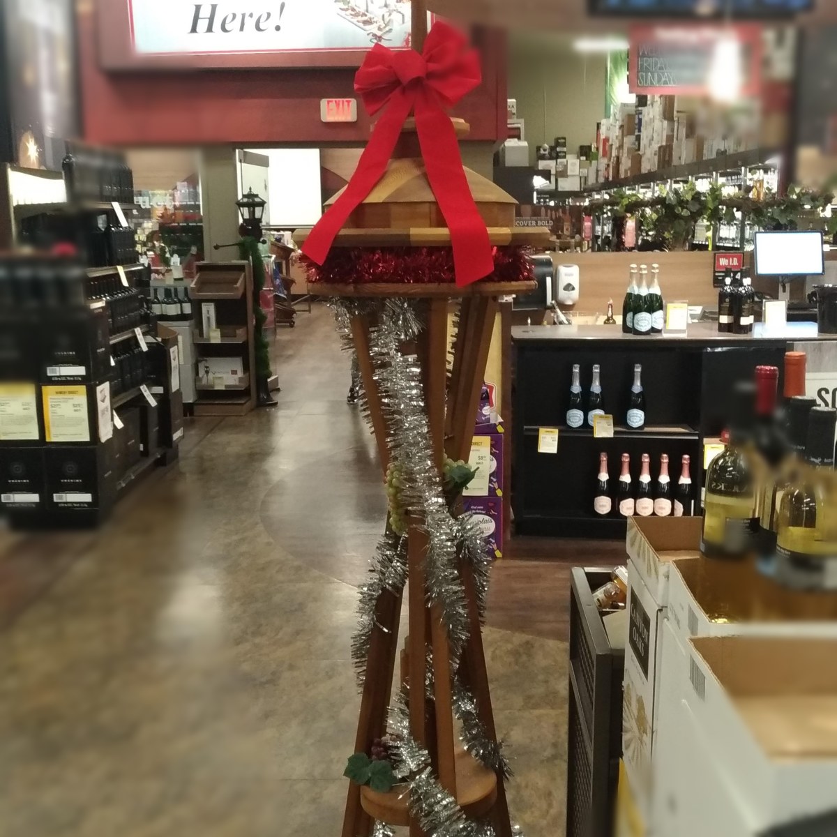 In-store display at Tesco Ireland