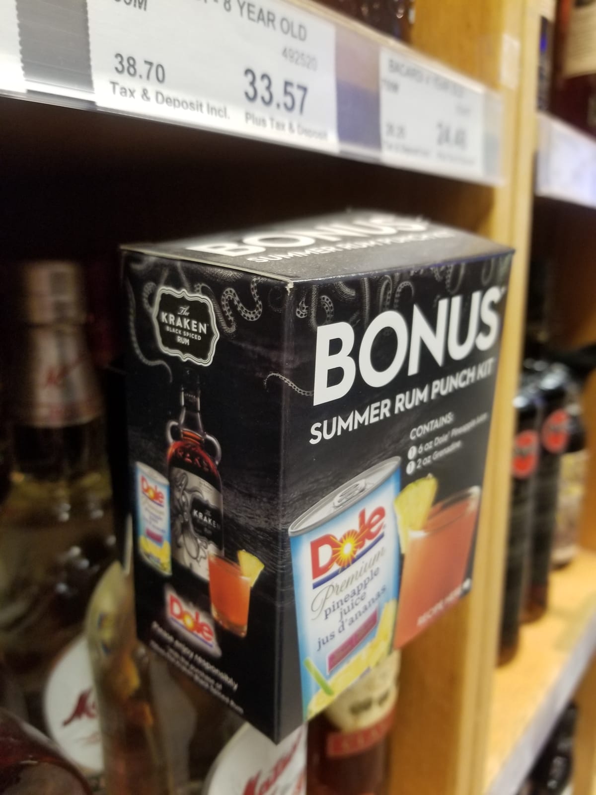 Kraken at BC Liquor