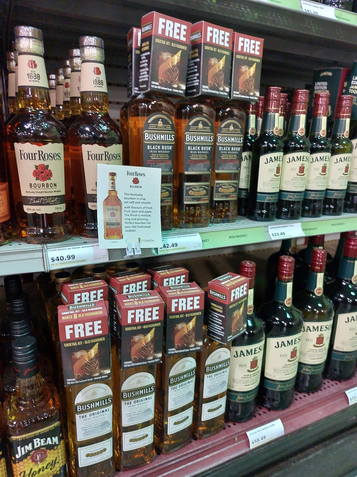 Four Roses at Total Wine