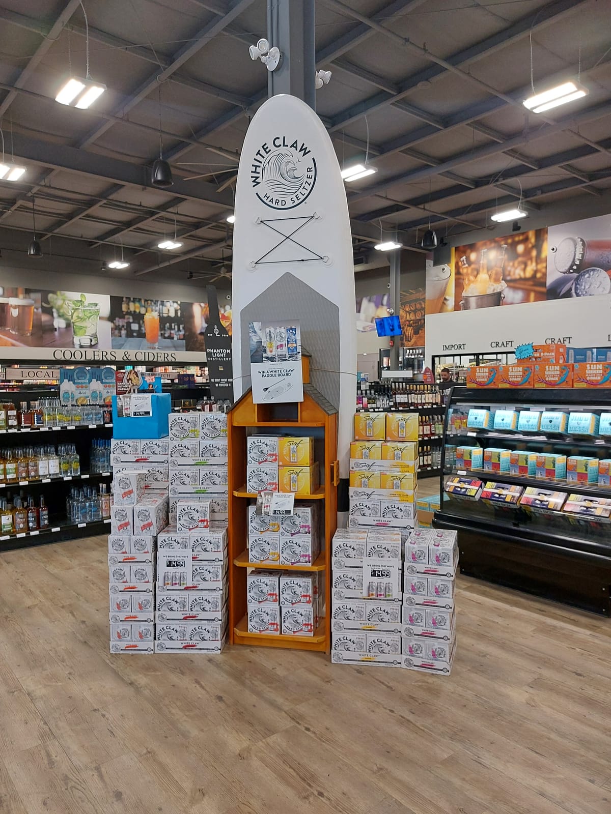 White Claw at Local Wine Shop