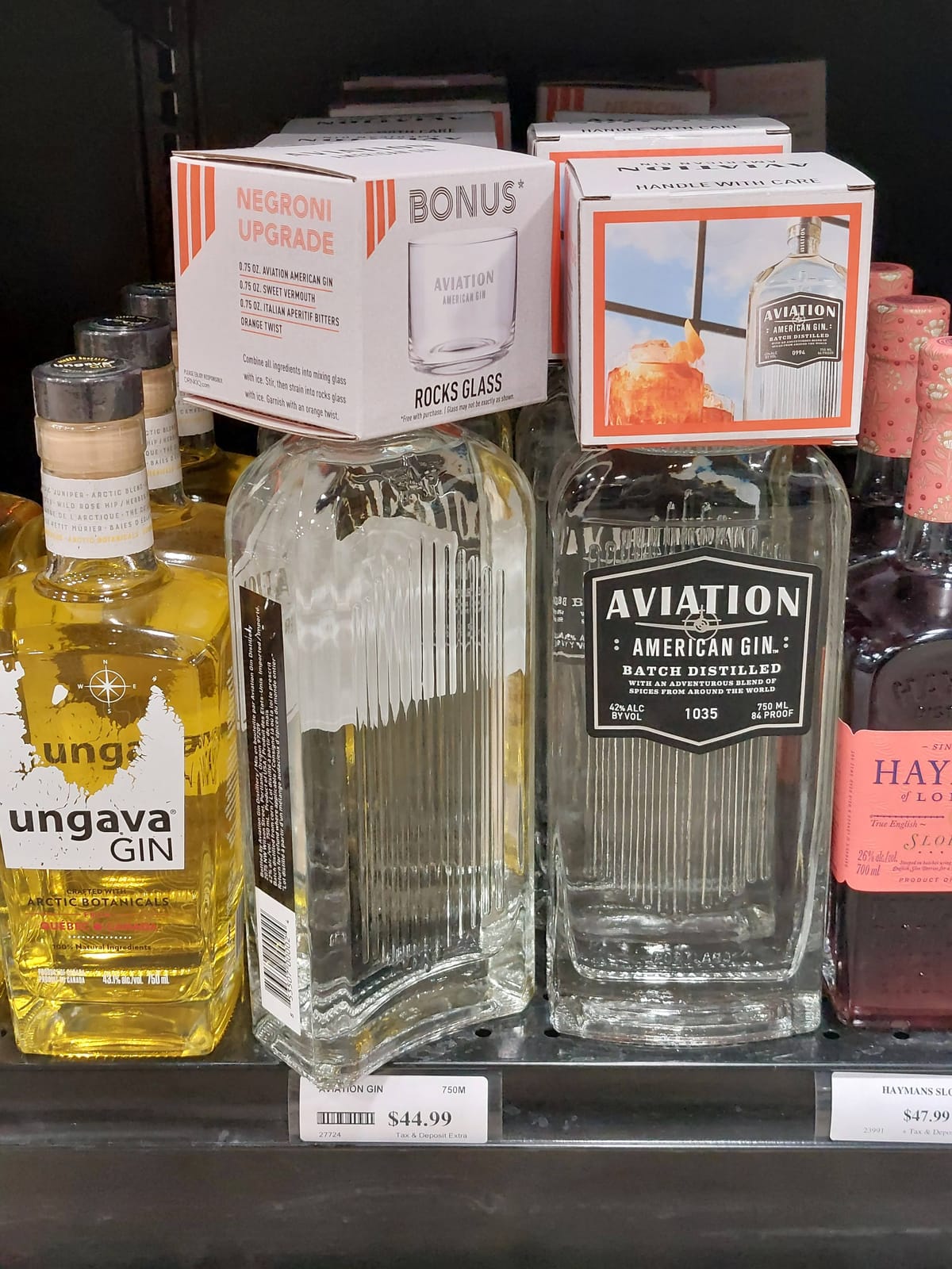 Aviation American Gin at Whole Foods