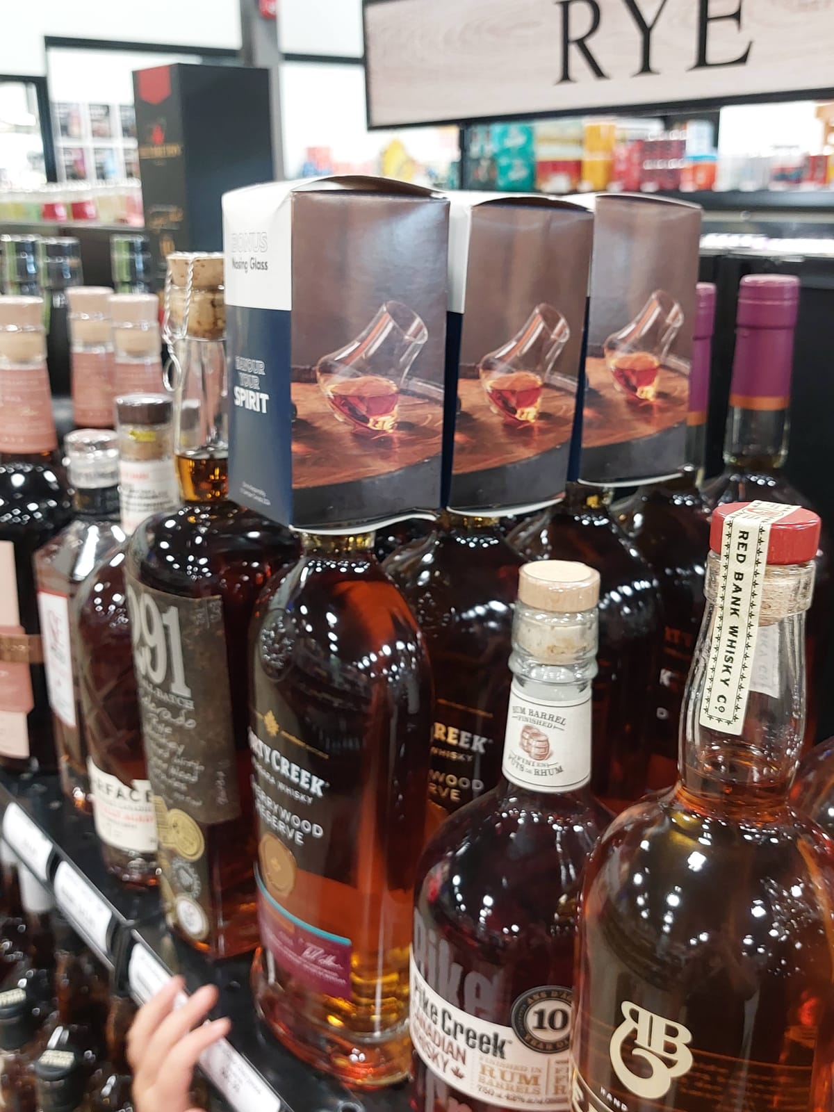In-store display at Total Wine